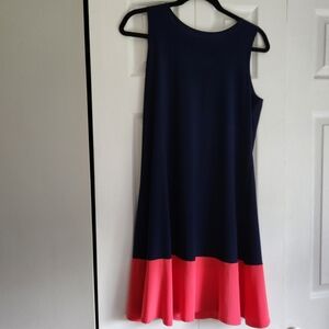 Annalee + hope casual drop waist sleeveless medium blue pink